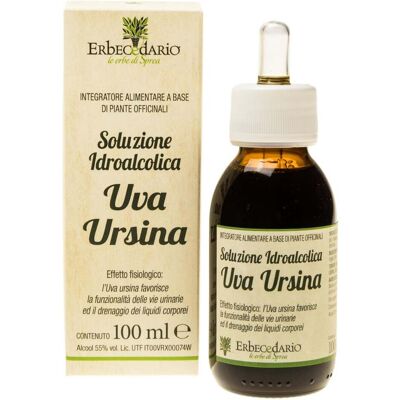Erbecedario Soluzione Idroalcolica Uva Ursina 100 ml Erbecedario Soluzione Idroalcolica Uva Ursina 100 ml