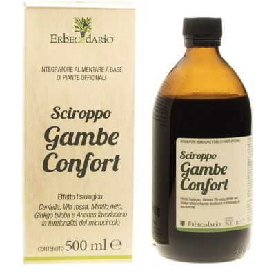 Erbecedario Sciroppo Gambe Confort 500 ml Erbecedario Sciroppo Gambe Confort 500 ml