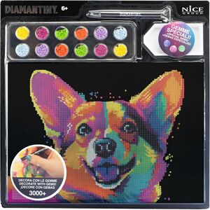 Nice & Nasty S.R.L. Diamantiny Level Up Diamond Painting Kit Mosaico Corgi - Kit di Pittura Diamanti Nice & Nasty S.R.L. Diamantiny Level Up Diamond Painting Kit Mosaico Corgi - Kit di Pittura Diamanti