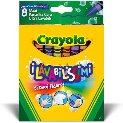 Crayola I Lavabilissimi Maxi Pastelli A Cera Ultra Lavabili Crayola I Lavabilissimi Maxi Pastelli A Cera Ultra Lavabili
