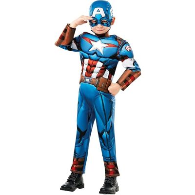 Rubie'S Spain Rubie'S Official Costume Carnevale Marvel Avengers Capitain America Deluxe Taglia M Rubie'S Spain Rubie'S Official Costume Carnevale Marvel Avengers Capitain America Deluxe Taglia M