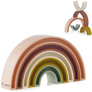 Jane Sunset Rosa Giocattolo Impilabile Montessori - Gioco in Silicone Jane Sunset Rosa Giocattolo Impilabile Montessori - Gioco in Silicone