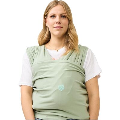 Hustle Koala Babycare Fascia Neonato Porta Beb� Cuddle Band 2.0 In Cotone Organico Verde Hustle Koala Babycare Fascia Neonato Porta Beb� Cuddle Band 2.0 In Cotone Organico Verde