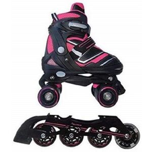 Garlando Nextreme Pattini A Rotelle Trasformabili In Pattini In Linea 2in1 Reverse Fucsia Taglia Small 30/33 Garlando Nextreme Pattini A Rotelle Trasformabili In Pattini In Linea 2in1 Reverse Fucsia Taglia Small 30/33