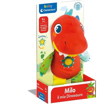Clementoni S.P.A. Clementoni Baby Milo Il Dinosauro Peluche Neonato 6+ Mesi Insegna Parole Colori E Numeri Clementoni S.P.A. Clementoni Baby Milo Il Dinosauro Peluche Neonato 6+ Mesi Insegna Parole Colori E Numeri