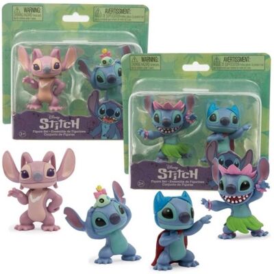 Giochi Preziosi - Stitch Assortimento Pack 2 Personaggi 6 Cm - 2 Figure Giochi Preziosi - Stitch Assortimento Pack 2 Personaggi 6 Cm - 2 Figure