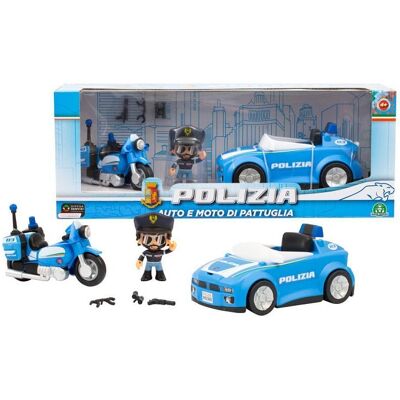 Giochi Preziosi Auto e Moto della Polizia - Giocattolo Giochi Preziosi Auto e Moto della Polizia - Giocattolo