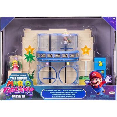 Jakks Pacific Mario Galaxy Movie Diorama Galaxy Gateway Playset Jakks Pacific Mario Galaxy Movie Diorama Galaxy Gateway Playset