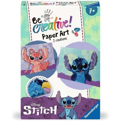 Ravensburger Be Creative, Paper Art Disney Stitch Lavoretti Creativi Ravensburger Be Creative, Paper Art Disney Stitch Lavoretti Creativi