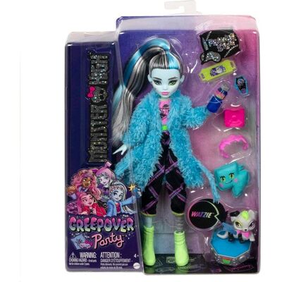 Toys One Mattel Hky68 Monster High Frankie Stein Creepover Party Con Accessori Toys One Mattel Hky68 Monster High Frankie Stein Creepover Party Con Accessori
