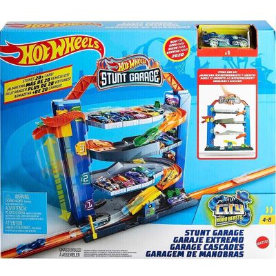 Toys One Mattel Gnl70 Hot Wheels Stunt Garage Acrobazie Playset Toys One Mattel Gnl70 Hot Wheels Stunt Garage Acrobazie Playset