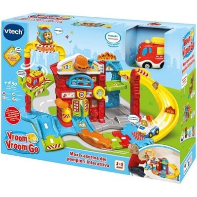 VTech Vroom Vroom Go Maxi Caserma dei Pompieri - Gioco VTech Vroom Vroom Go Maxi Caserma dei Pompieri - Gioco