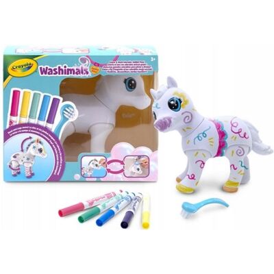 Binney&smith - Crayola Crayola Washimals Jumbo Pets Big Evie Cavallina Da Colorare Lavare E Ricolorare 15 Cm 3+ Anni Binney&smith - Crayola Crayola Washimals Jumbo Pets Big Evie Cavallina Da Colorare Lavare E Ricolorare 15 Cm 3+ Anni