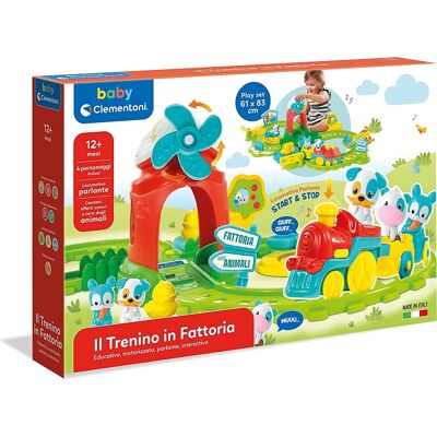 Clementoni Il Trenino In Fattoria Playset Parlante, Interattivo E Motorizzato Clementoni Il Trenino In Fattoria Playset Parlante, Interattivo E Motorizzato