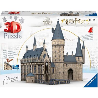 Ravensburger Puzzle 3d Harry Potter Castello Di Hogwarts Sala Grande 540 Pezzi Età 10+ Ravensburger Puzzle 3d Harry Potter Castello Di Hogwarts Sala Grande 540 Pezzi Età 10+