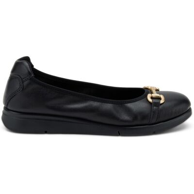 Frau ballerina comfort in pelle nera 51m4 Frau ballerina comfort in pelle nera 51m4