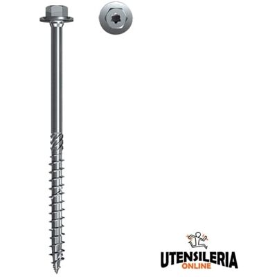 Fischer - FPF-HT 8.0x80 ZPP - Testa esagonale - Viti per legno Fischer - FPF-HT 8.0x80 ZPP - Testa esagonale - Viti per legno