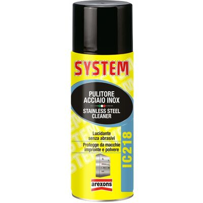 Pulitore acciaio inox SYSTEM IC218 professionale Arexons 400ml Pulitore acciaio inox SYSTEM IC218 professionale Arexons 400ml