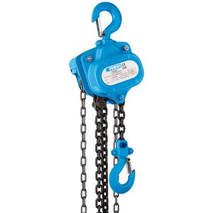 Paranco a catena Fervi 0056/1 ad azionamento manuale portata 1000kg Paranco a catena Fervi 0056/1 ad azionamento manuale portata 1000kg