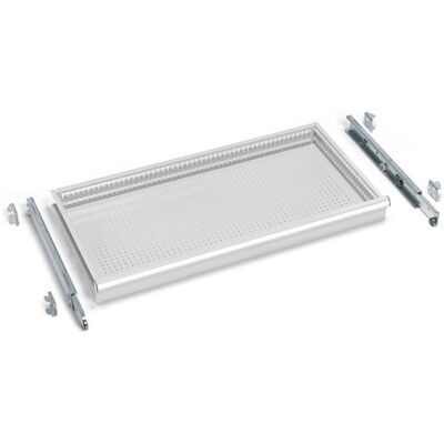 Fami Cassetto estrazione telescopica porta boccole NC 908x449x85mm frontale 100mm, portata 100Kg Fami Cassetto estrazione telescopica porta boccole NC 908x449x85mm frontale 100mm, portata 100Kg