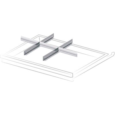 Set 5 divisori fessurati per cassetti Fami Gear Garage frontale 100-125mm, 36x27EH Set 5 divisori fessurati per cassetti Fami Gear Garage frontale 100-125mm, 36x27EH