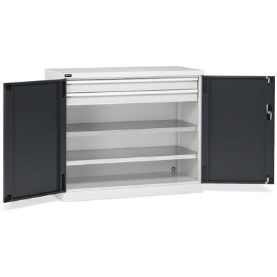 Armadio ante battenti Fami Perfom 1193x555x1000 con 2 cassetti, portata 800 Kg Armadio ante battenti Fami Perfom 1193x555x1000 con 2 cassetti, portata 800 Kg