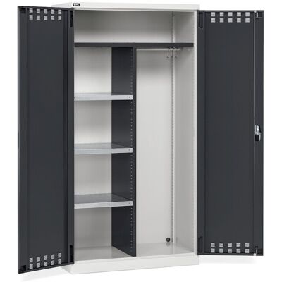 Armadio ante battenti fessurate Fami Perfom 1023x555x2000mm con divisore, portata 800 Kg Armadio ante battenti fessurate Fami Perfom 1023x555x2000mm con divisore, portata 800 Kg