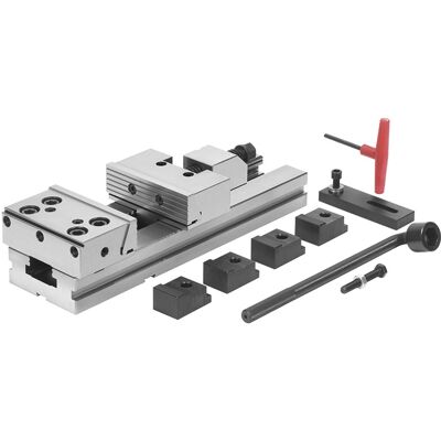Morsa di precisione Fervi M028/125/150 rettificata con ganasce 125mm, apertura 150mm Morsa di precisione Fervi M028/125/150 rettificata con ganasce 125mm, apertura 150mm