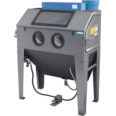 Sabbiatrice Fervi 0687 con aspiratore e filtro in carta 230V 1.2kW Sabbiatrice Fervi 0687 con aspiratore e filtro in carta 230V 1.2kW