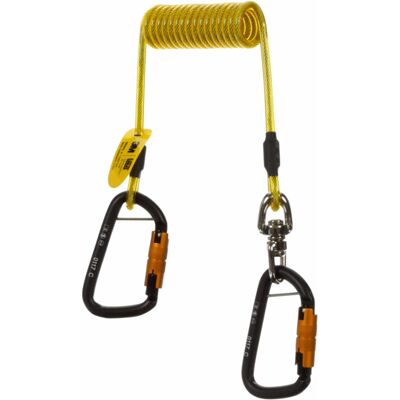 Cavi elastici a spirale 3M DBI-SALA Hook2Hook anticaduta utensili, 2,3kg (10pz) Cavi elastici a spirale 3M DBI-SALA Hook2Hook anticaduta utensili, 2,3kg (10pz)