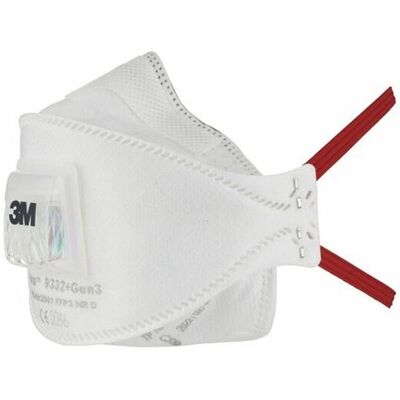 Maschera monouso 3M Aura 9332+Gen3 FFP3 per polveri con valvola Maschera monouso 3M Aura 9332+Gen3 FFP3 per polveri con valvola