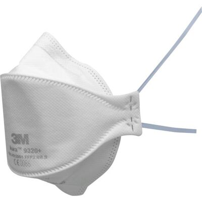 Maschera monouso per polveri 3M Aura 9320+ classe FFP2 NR D Maschera monouso per polveri 3M Aura 9320+ classe FFP2 NR D