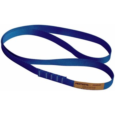 Cinghia di ancoraggio 3M Protecta AM450/80 con fettuccia in nylon blu, 80cm Cinghia di ancoraggio 3M Protecta AM450/80 con fettuccia in nylon blu, 80cm