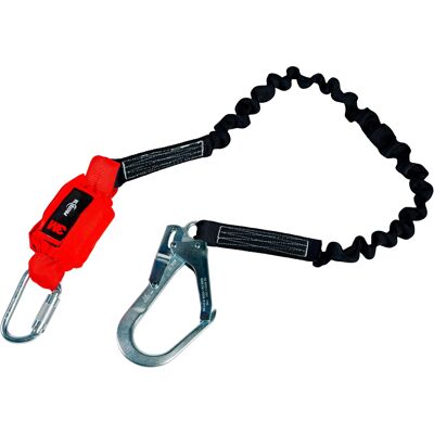 Cordino assorbitore a sbraccio singolo 3M Protecta con moschettone Twist Lock, nastro 2mt Cordino assorbitore a sbraccio singolo 3M Protecta con moschettone Twist Lock, nastro 2mt