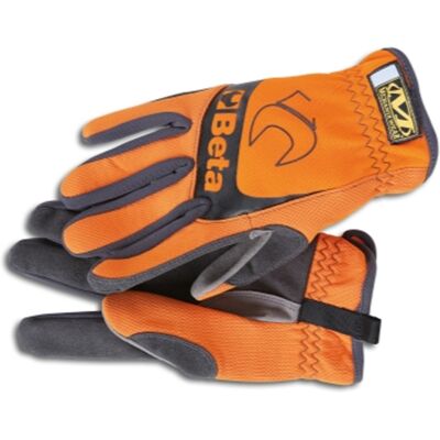 Beta Utensili Guanti da lavoro in pelle sintetica Beta 9574O arancio con polsini elasticizzati (tg. M-2XL) Beta Utensili Guanti da lavoro in pelle sintetica Beta 9574O arancio con polsini elasticizzati (tg. M-2XL)