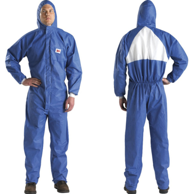 Tuta protettiva 3M 4530 Tipo 5/6 traspirante taglia L ignifugo con polsini Tuta protettiva 3M 4530 Tipo 5/6 traspirante taglia L ignifugo con polsini