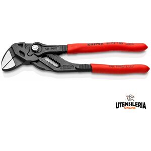 Knipex pinza chiave bonderizzata manici resina sintetica per tubi e dadi, 180mm Knipex pinza chiave bonderizzata manici resina sintetica per tubi e dadi, 180mm