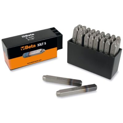 Beta Utensili - 33LT - 8mm - A-Z & - Set di punzoni Beta Utensili - 33LT - 8mm - A-Z & - Set di punzoni