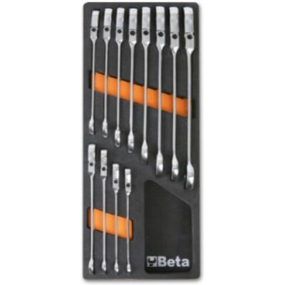 Beta M46 - Modulo morbido con set di chiavi a cricchetto - Set di utensili Beta M46 - Modulo morbido con set di chiavi a cricchetto - Set di utensili