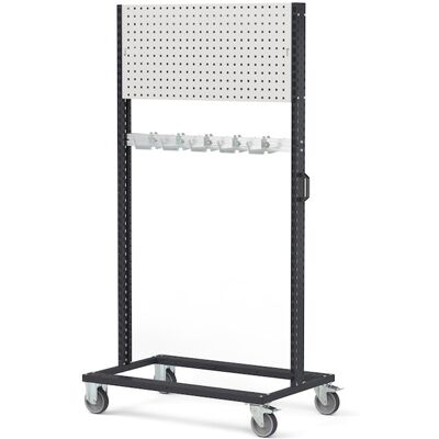Carrello per imbracature Fami Bin Cart 1010 con pannello forato, 1067x668x1965mm Carrello per imbracature Fami Bin Cart 1010 con pannello forato, 1067x668x1965mm