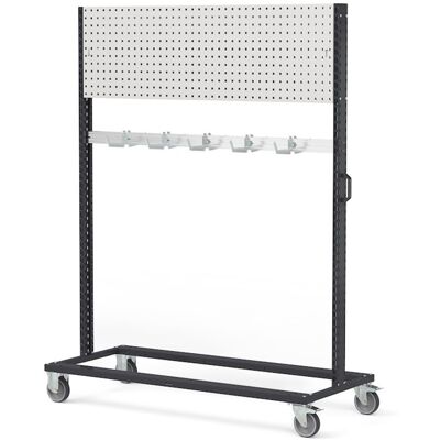 Carrello per imbracature Fami Bin Cart 1503 con pannello forato, 1552x668x1965mm Carrello per imbracature Fami Bin Cart 1503 con pannello forato, 1552x668x1965mm