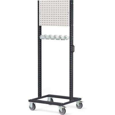 Carrello per imbracature Fami Bin Cart 0706 con pannello forato, 761x668x1965mm Carrello per imbracature Fami Bin Cart 0706 con pannello forato, 761x668x1965mm
