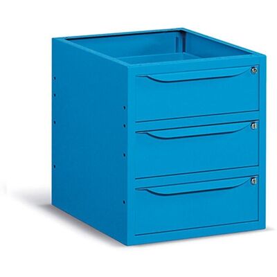 Cassettiera per banco da lavoro Fami 500x607x570mm 3 cassetti portata 75 Kg Cassettiera per banco da lavoro Fami 500x607x570mm 3 cassetti portata 75 Kg