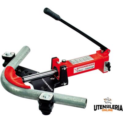 Rothenberger curvatubi idraulico Robull Tipo E telaio aperto 17-60mm in valigetta Rothenberger curvatubi idraulico Robull Tipo E telaio aperto 17-60mm in valigetta