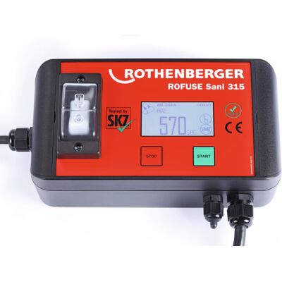 Rothenberger Rofuse Sani 315 - Strumento di saldatura tubi Rothenberger Rofuse Sani 315 - Strumento di saldatura tubi
