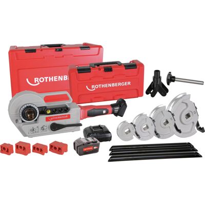 Rothenberger curvatubi a batteria Robend 4000E 15-28mm in valigetta Rothenberger curvatubi a batteria Robend 4000E 15-28mm in valigetta