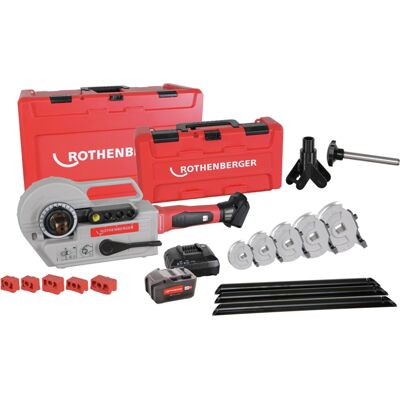 Rothenberger curvatubi a batteria Robend 4000E 1/2"-1,1/8" in valigetta Rothenberger curvatubi a batteria Robend 4000E 1/2"-1,1/8" in valigetta