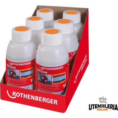Rothenberger soluzione per la pulizia di radiatori Roclean (6pz) Rothenberger soluzione per la pulizia di radiatori Roclean (6pz)