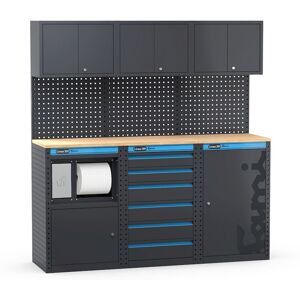 Arredo officina Fami Garage 391 G10 1824mm con armadio, cassettiera e modulo di servizio Arredo officina Fami Garage 391 G10 1824mm con armadio, cassettiera e modulo di servizio