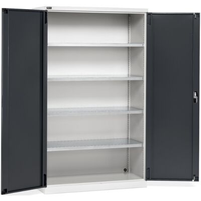 Armadio ante battenti Fami Perfom 1193x555x2000mm con 4 ripiani, portata 800 Kg Armadio ante battenti Fami Perfom 1193x555x2000mm con 4 ripiani, portata 800 Kg